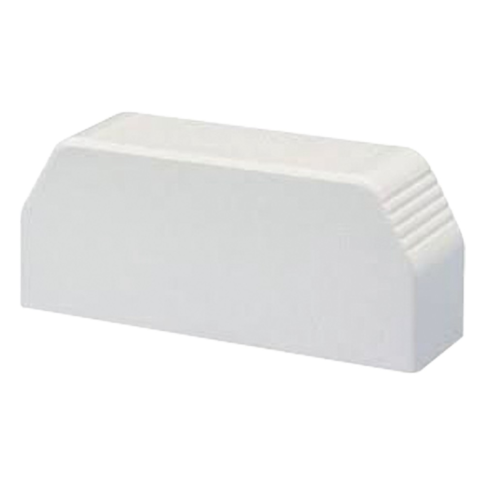 Tapa final, para uso con canaleta T70, Material PVC Rígido, Color Blan