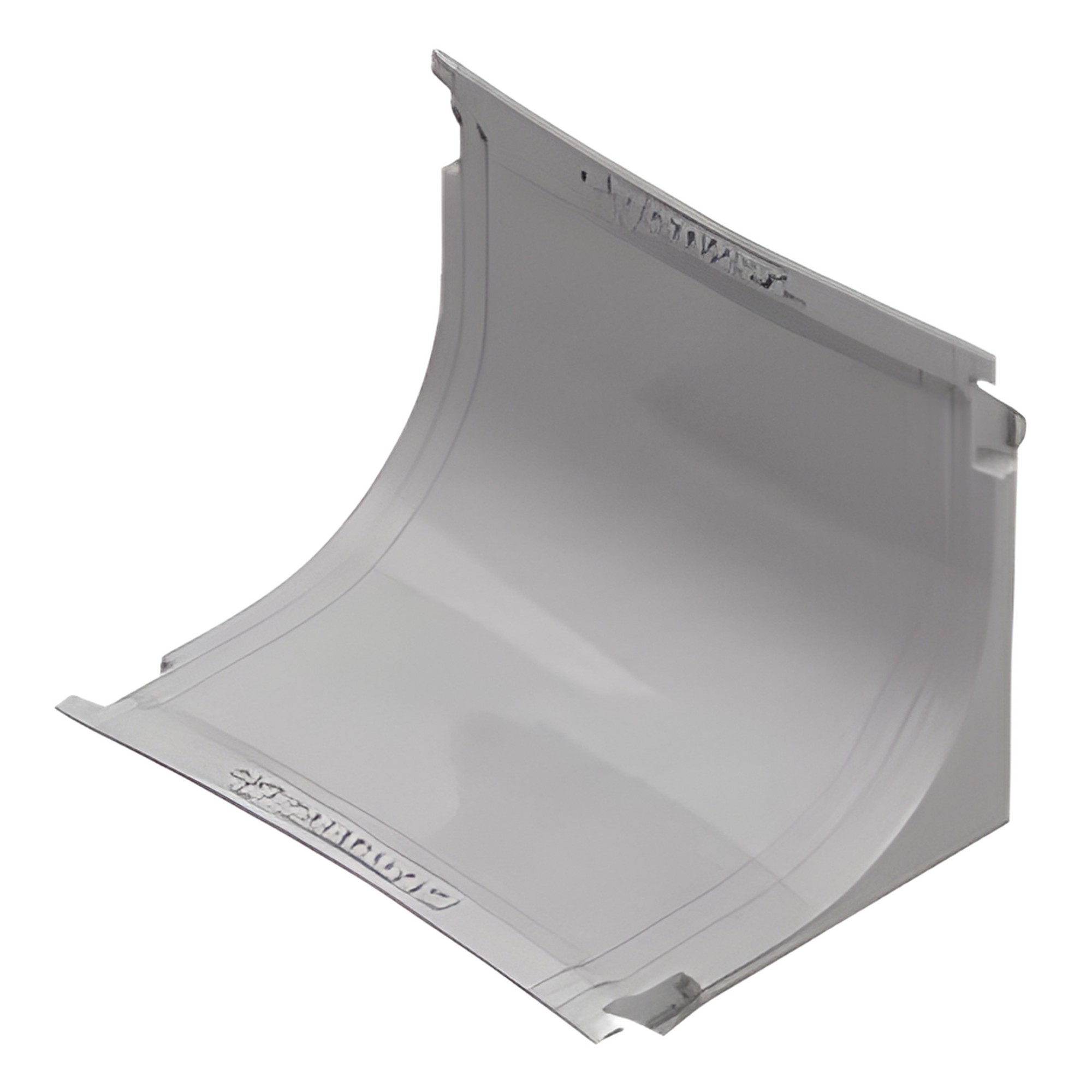 Curva vertical interna color blanco para canaleta THR40