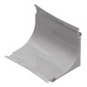 Curva vertical interna color blanco para canaleta THR40
