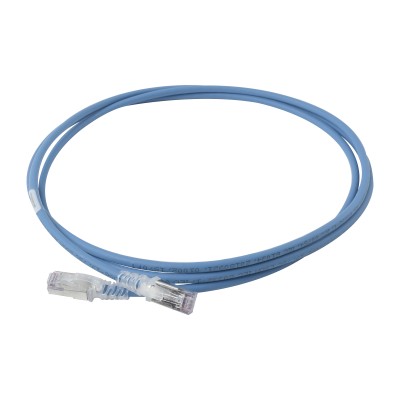 Patch Cord Skinny Cat6A Blindado S/FTP, 2.13 Metros (7 Pies), Diámetro