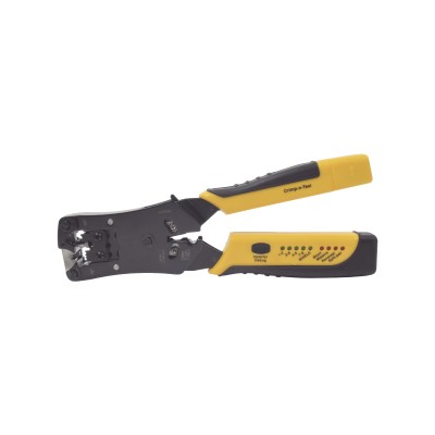 Pinza 3 en 1: Pelacables/ Terminado/ Probador para UTP. Enchufe Modula