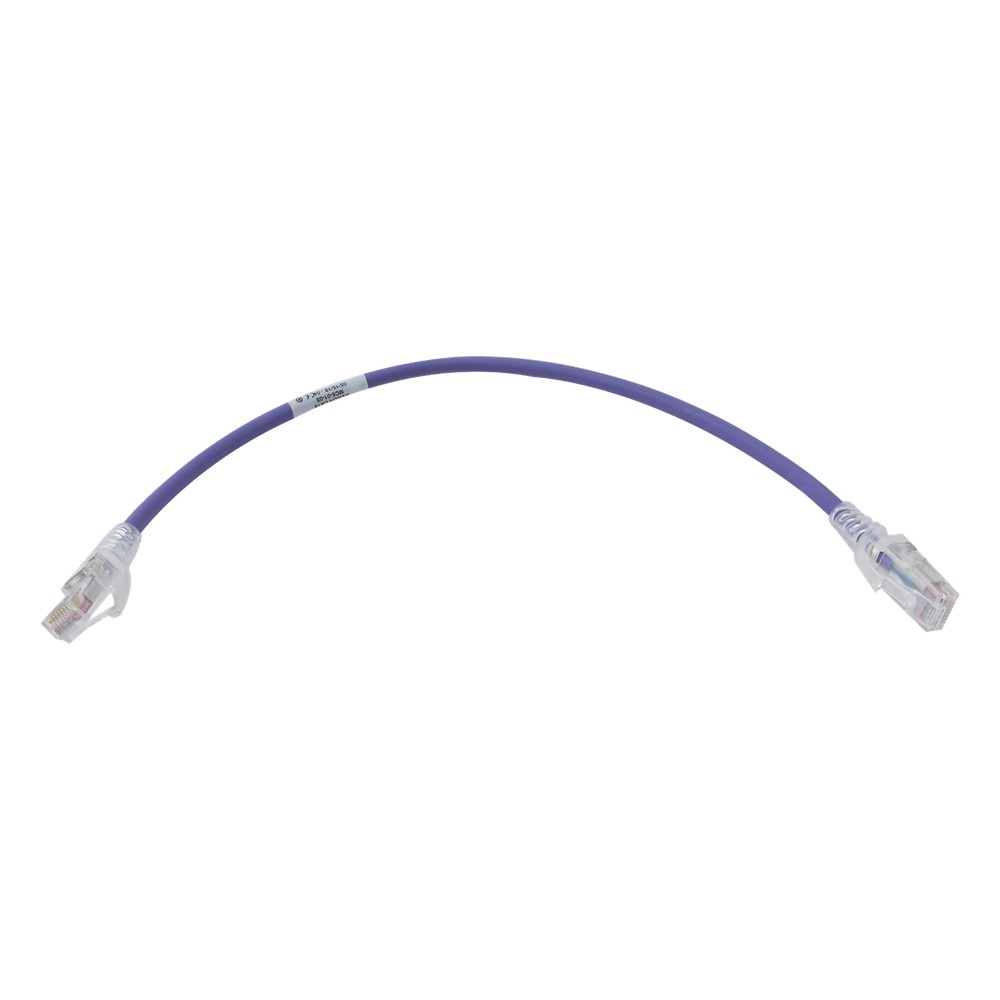Patch Cord MC6 Modular Cat6 UTP, CM/LS0H, 0.3 Metros (1 Pie), Color Vi