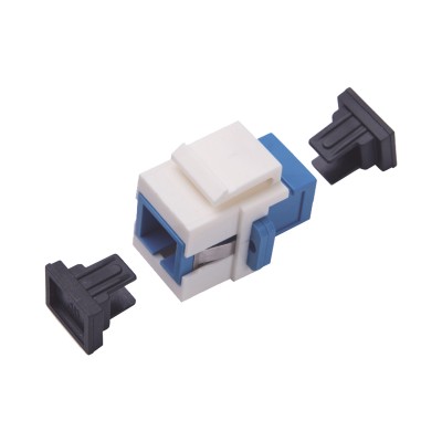 Acoplador Keystone de Fibra Óptica Monomodo SC/PC Simplex a SC/PC Simp