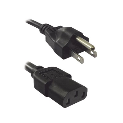 Cable de Poder para Contacto Empotrable TH-CDE-USB-N, 10 A, 125 V