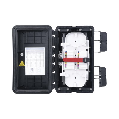 Caja de Distribución de Fibra Óptica, Hasta 96 Empalmes, Exterior IP65