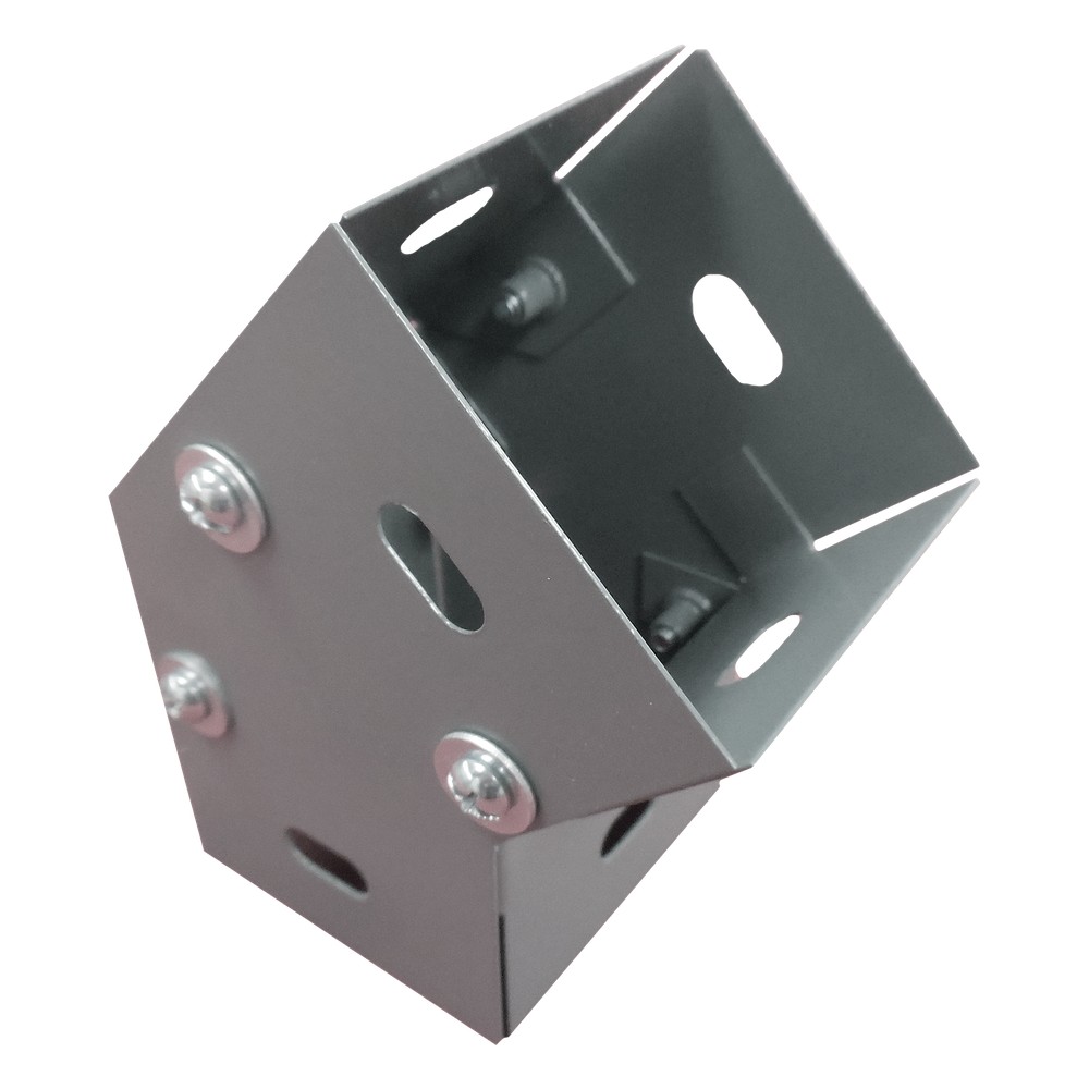 Derivación codo horizontal de 45 grados 65 X 65 mm, fabricado en lámin