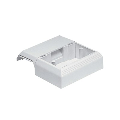 Caja Superficial Con Bisagras de Instalación a Presión, Para Canaletas