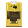 Jack Ultramax Cat6a, Utp, Montaje Híbrido en Placa de Pared (Plano y A
