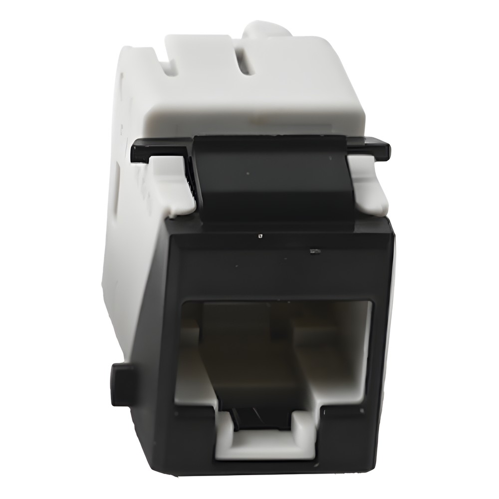 Jack Ultramax Cat6a, Utp, Tipo Keystone, Color Negro, Punch Down