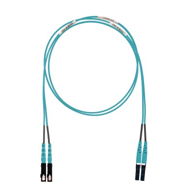 Jumper de Fibra Optica Multimodo 50/125 OM3, LC-SC Duplex, LSZH (Cero 