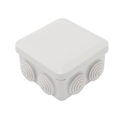 Caja Estanca, Derivación, Conexión de Plástico (89 X 89 X 50 mm) con 7