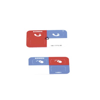 Icono Ultramax para Identificación de Jacks, Color Azul, Bolsa con 100