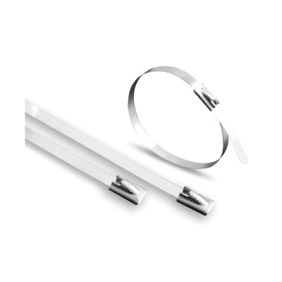 Cincho de Acero Inoxidable, 4.6 x 360 mm  (100pzs) (4100-02000)