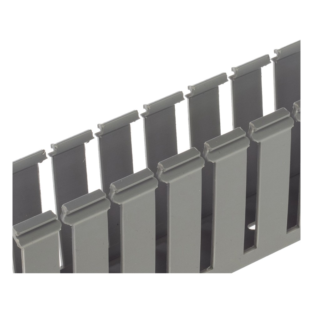 Canaleta Ranurada de PVC sin Tapa, Tipo G, 3.25 in de Ancho, 3.12 in d