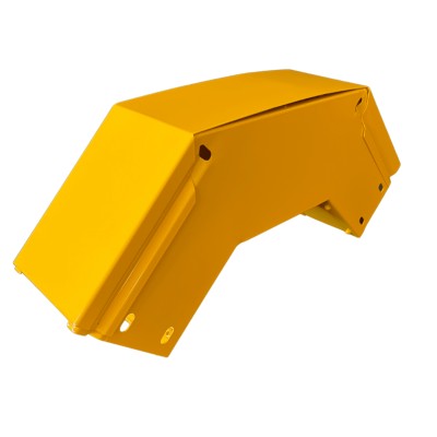 CHFIBER CURVA VERTICAL EXTERIOR A 90°  DE ALUMINIO PERALTE 4" ANCHO 4"