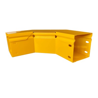CHFIBER CURVA HORIZONTAL A 90° DE ALUMINIO PERALTE 4" ANCHO 4" RADIO 8