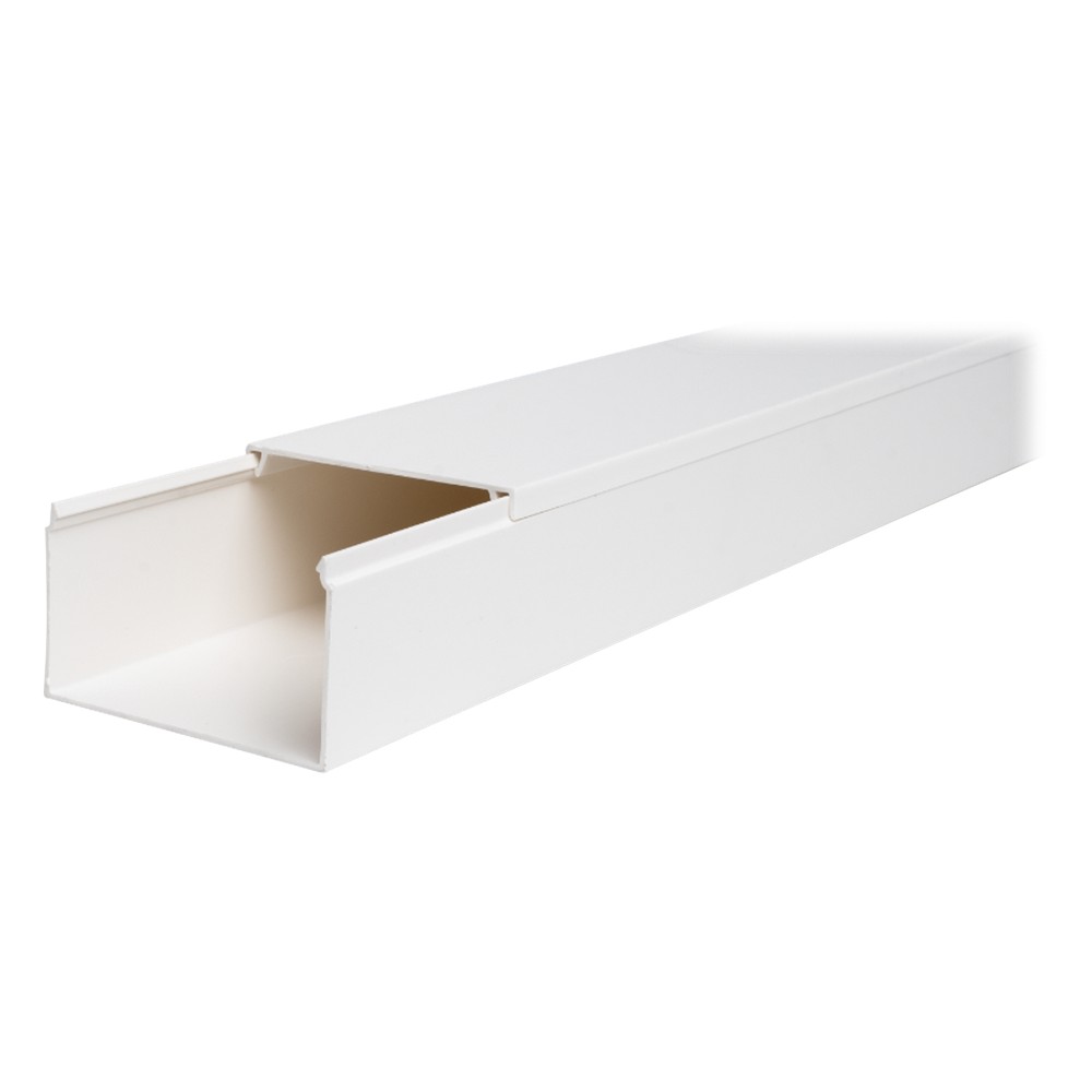 Canaleta TMK-4577 en PVC Blanco Autoextinguible: Solución Segura y Est