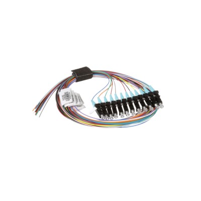 Kit de 12 Pigtails con Conector LC, Multimodo 50/125 OM4, 900um, de 1 