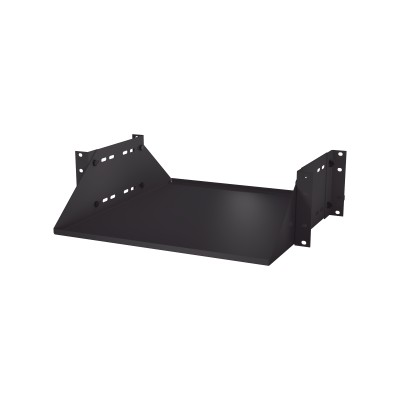 Charola para Soportar Equipos en Rack de 19 in, Doble Fijación, Color 