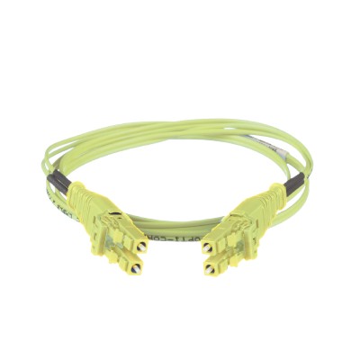 Jumper de Fibra Óptica Multimodo 50/125 OM5, LC-LC Uniboot Duplex, LSZ