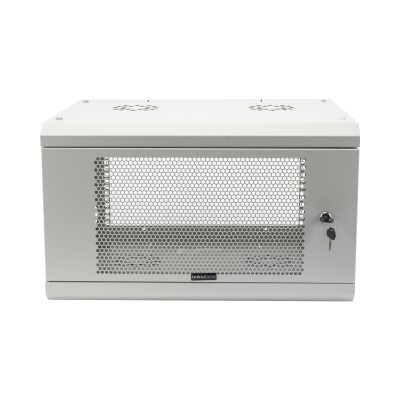 Gabinete de Pared de 6U con Puerta Perforada, 455 mm de Profundidad To
