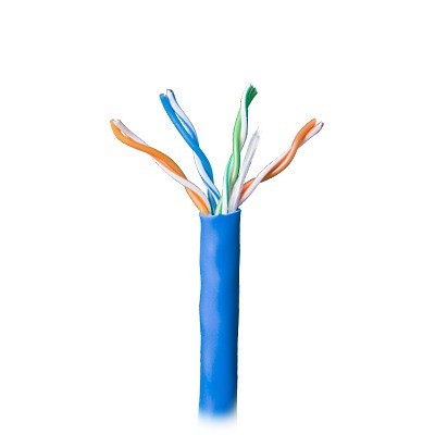 Bobina de 305 Metros (1000 Pies) Cable Par Trenzado Nivel 5 (CAT 5e) /