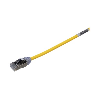 Patch Cord Cat6A, Diametro Reducido 28 AWG, Blindado S/FTP, CM/LS0H, 2