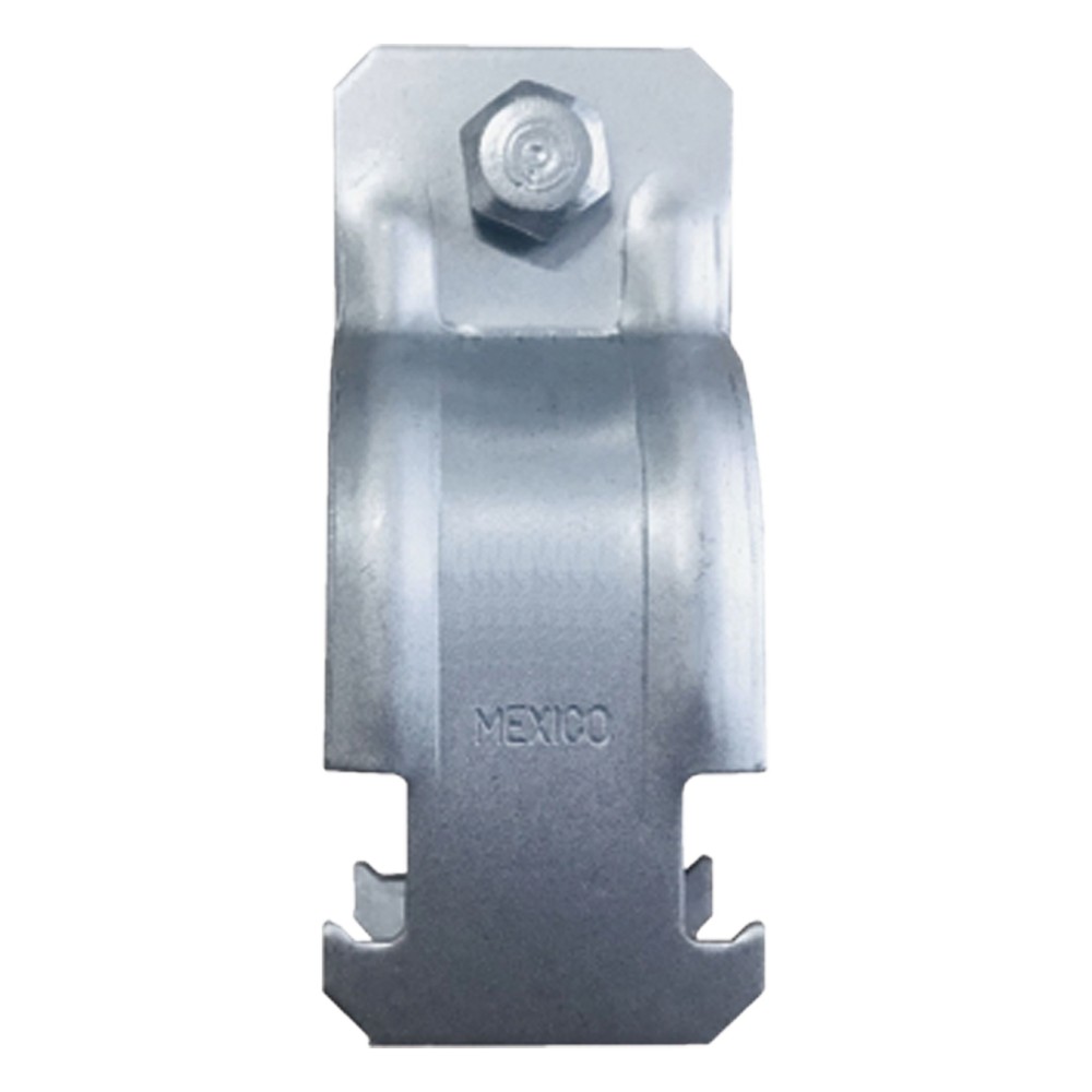 Abrazadera Unicanal para Conduit Cédula 40  de 1 1/2" (38 mm).