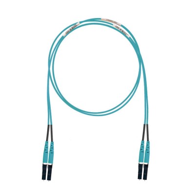 Jumper de Fibra Óptica Multimodo 50/125 OM3, LC-LC Duplex, LSZH (Cero 