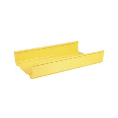 Canaleta FiberRunner™ 12X4, de PVC Rígido, Color Amarillo, 1.8 m de La