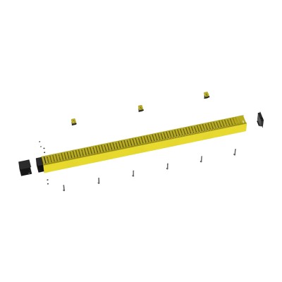 Kit de Administrador de Cables Vertical FiberRunner 4X4, Incluye Sopor