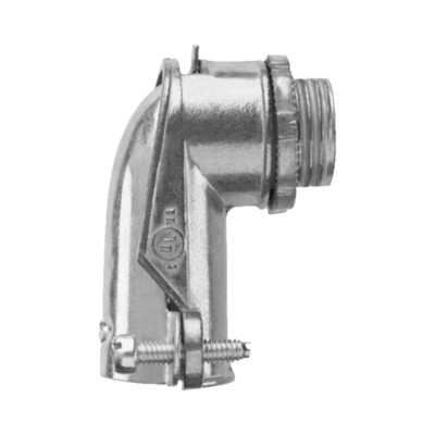 Conector curvo para tubo flexible 3/4"  (19 mm)