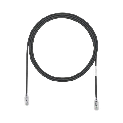 Cable de Parcheo TX6, UTP Cat6, Diámetro Reducido (28AWG), Color Negro