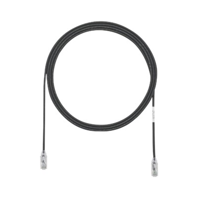 Cable de Parcheo TX6, UTP Cat6, Diámetro Reducido (28AWG), Color Negro
