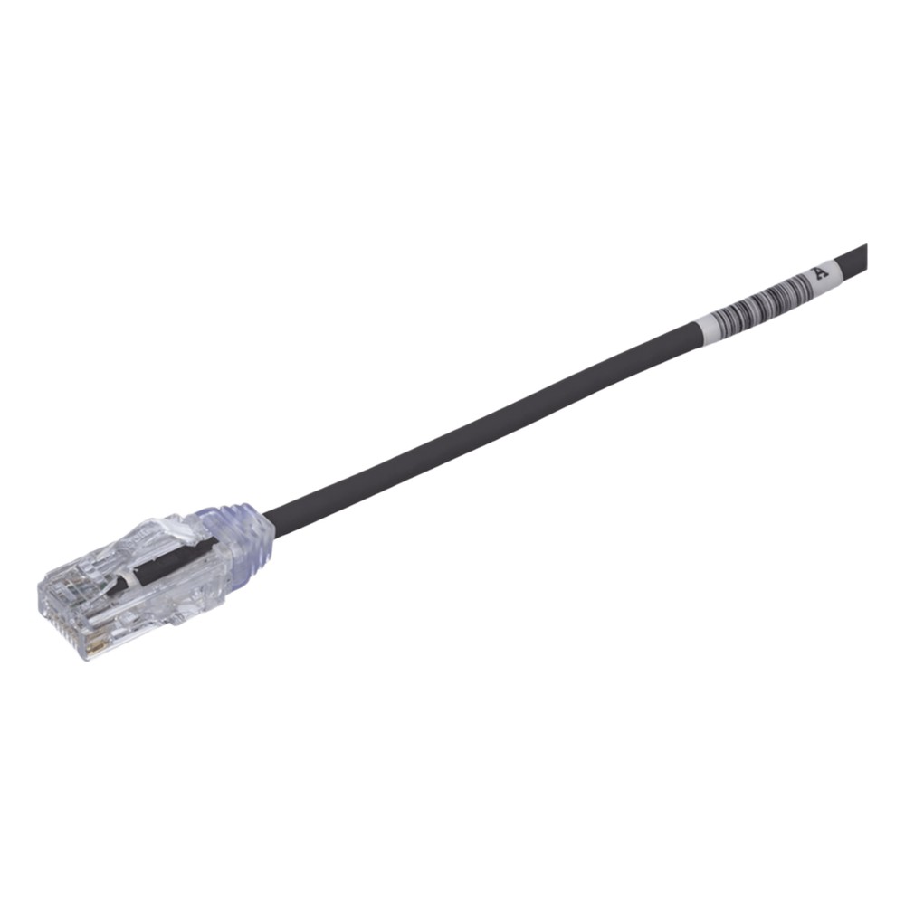 Cable de Parcheo TX6, UTP Cat6, Diámetro Reducido (28AWG), Color Negro