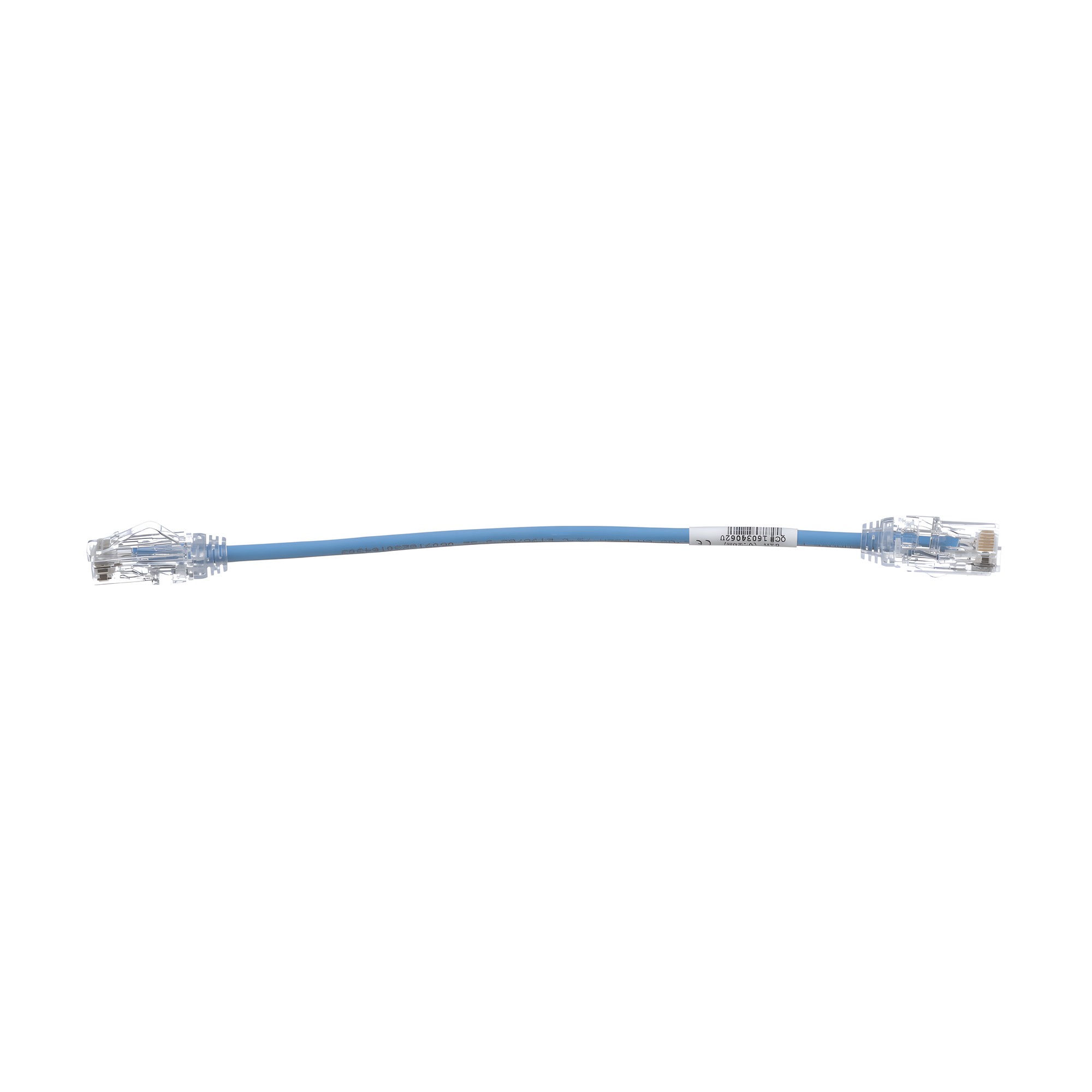 Cable de Parcheo UTP Cat6A, CM/LSZH, Diámetro Reducido (28AWG), Color 
