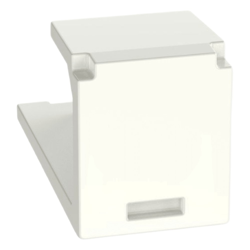 Módulo de Tapa Ciega (Inserto Ciego), Mini-Com, Color Blanco Mate, 1 P