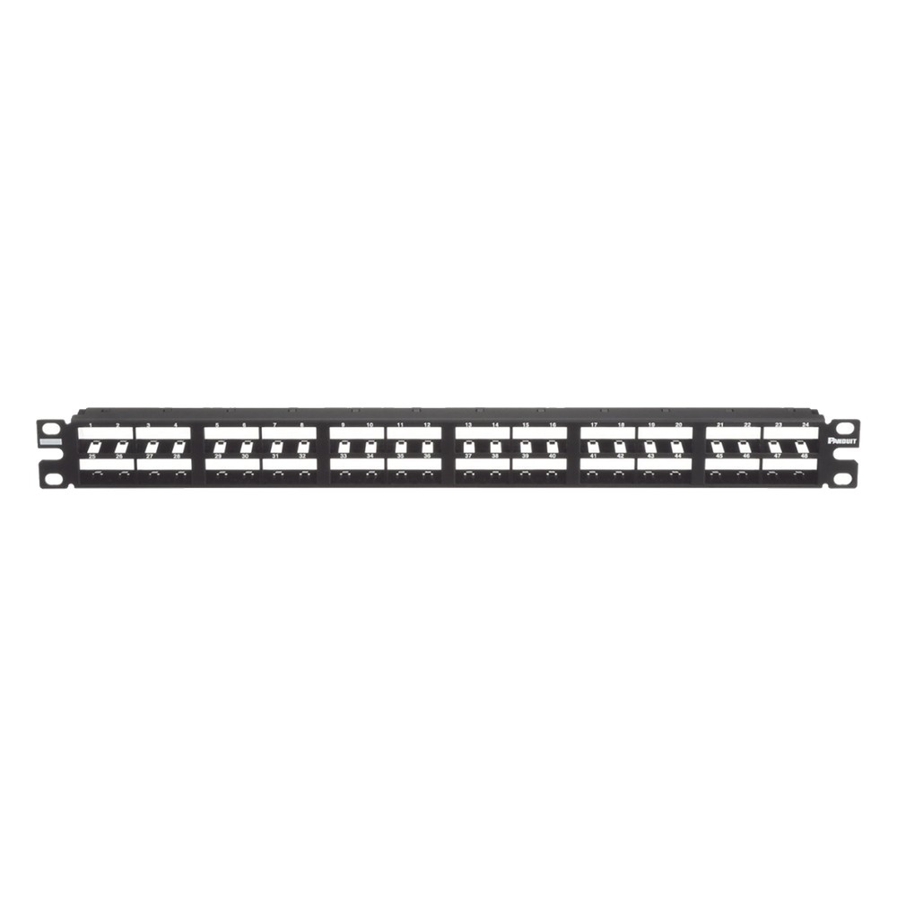 Panel de Parcheo Modular Mini-Com (Sin Conectores), Plano, Sin Blindaj