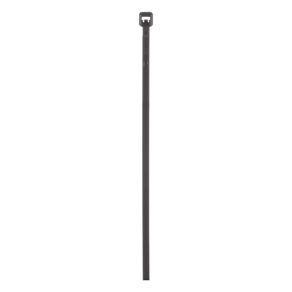 Cincho de Nylon 6.6 de Bloqueo, 203 mm largo x 2.5mm ancho, Color Negr