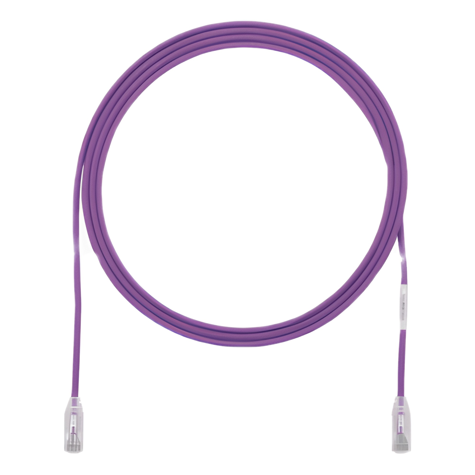 Cable de Parcheo TX6, UTP Cat6, Diámetro Reducido (28AWG), Color Viole