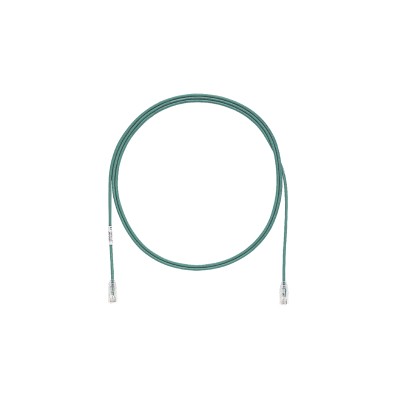 Cable de Parcheo TX6, UTP Cat6, Diámetro Reducido (28AWG), Color Verde