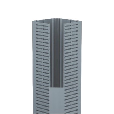 Canaleta para Cable en Esquina, 5.33" x 4.58", 6 Pies, Color Gris