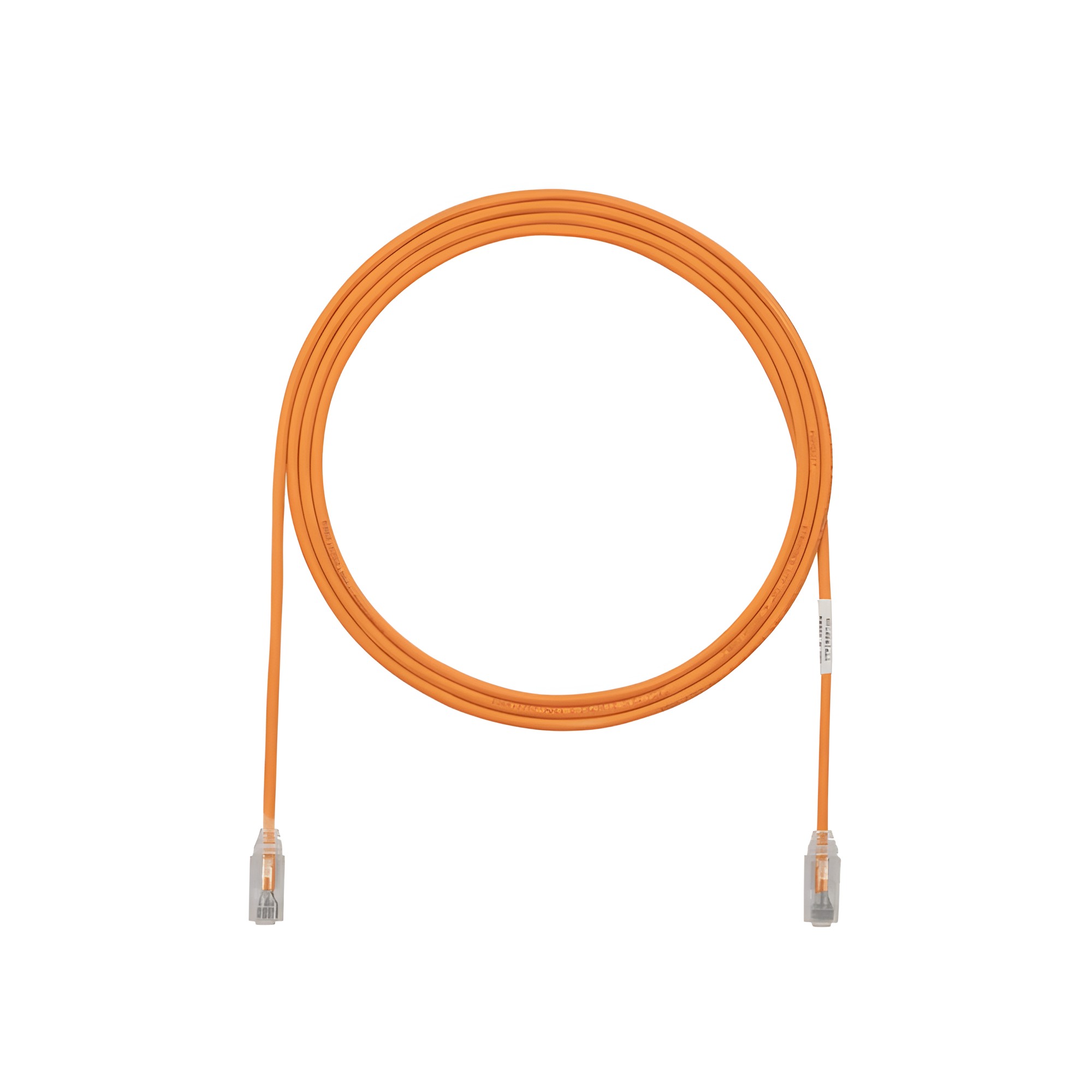 Cable de Parcheo TX6, UTP Cat6, Diámetro Reducido (28AWG), Color Naran