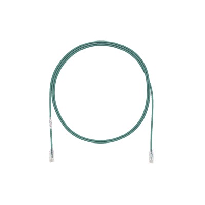 Cable de Parcheo TX6, UTP Cat6, Diámetro Reducido (28AWG), Color Verde