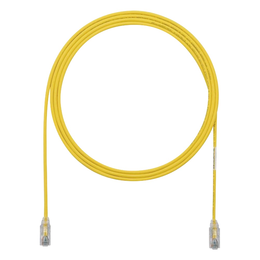 Cable de Parcheo TX6, UTP Cat6, Diámetro Reducido (28AWG), Color Amari