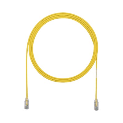 Cable de Parcheo TX6, UTP Cat6, Diámetro Reducido (28AWG), Color Amari