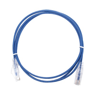 Cable de Parcheo Slim UTP Cat6 - 1.5 Metros (4.92 Pies) Azul Diámetro 