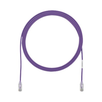 Cable de Parcheo TX6, UTP Cat6, Diámetro Reducido (28AWG), Color Viole
