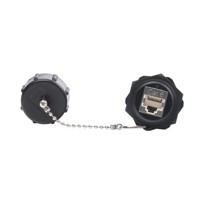 Jack Industrial RJ45 Categoría 6 Blindado, IP67 (Waterproof)