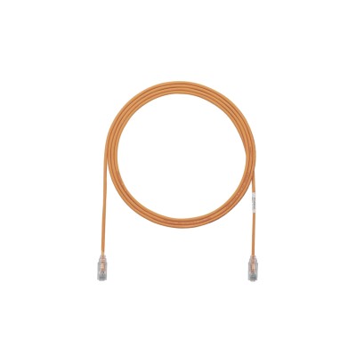 Cable de Parcheo TX6, UTP Cat6, Diámetro Reducido (28AWG), Color Naran